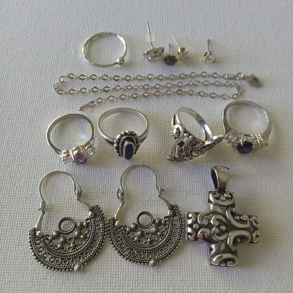 Sterling Silver Jewelry Lot